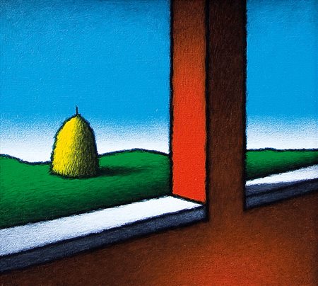 STEFANONI TINO Lecco (Co) 06/07/1937Senza titolo, 1988tecnica mista su tela...