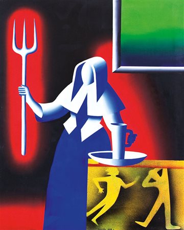 KOSTABI MARK Los Angeles 27/11/1960Tools of consumption, 1988olio su tela cm....