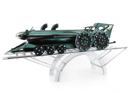 GIUGLIANO ALEX Vercelli 30/05/1972Night trainescultura in ferro verniciata e...