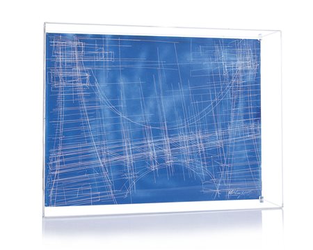 MARCHI MAHATMA Varese 10/10/1972Ponte, 2015scultura in vetro su fondo...