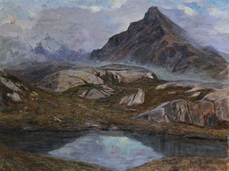 DE GRADA RAFFAELE Milano 02/03/1885 - Milano 10/04/1957Braun Wald, alpi...