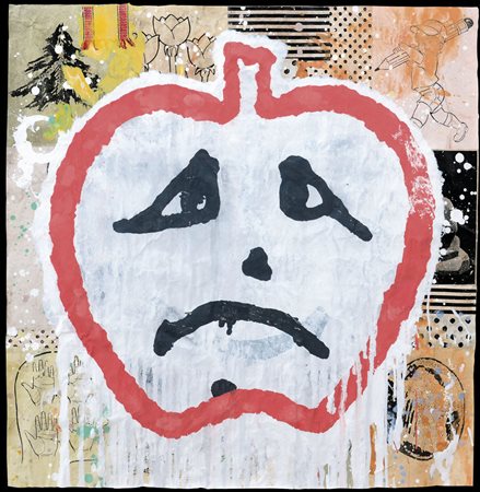 BAECHLER DONALD Hartford, Connecticut (USA) 22/11/1956Apple face, 2005gesso,...