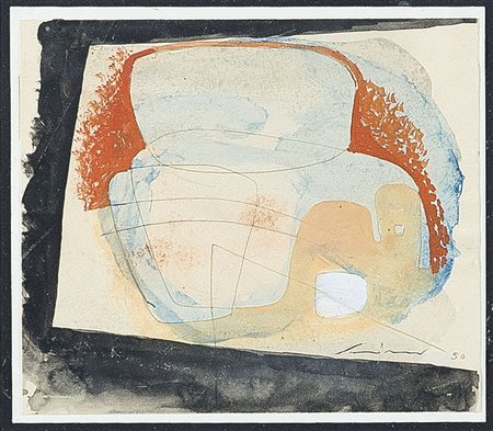 SCANAVINO EMILIO Genova 28/02/1922 - Milano 29/11/1986Senza titolo,...