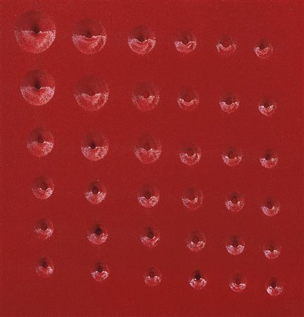 BRUNELLO STEFANO 1960Progressione, 2014acrilici su tela operata applicata su...