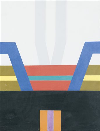 SERNAGLIA RINO Montebelluna 1936Senza titolo, 1959olio su tela cm. 65x50,...