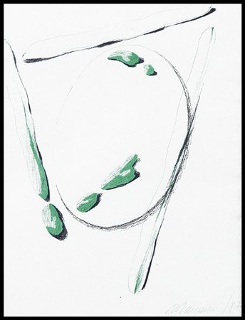 MARIANI UMBERTO Milano 16/11/1936Specchi, 1987tecnica mista su carta a mano...