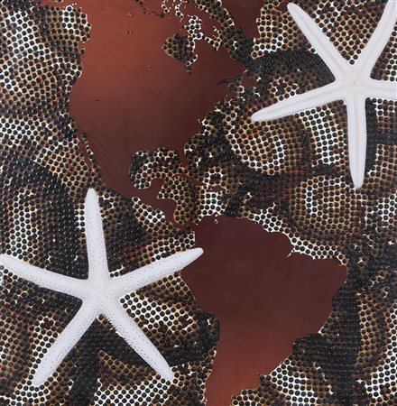 VERONESE MARCO Biella 1962World, 2008tecnica mista e silicone su tavola cm....