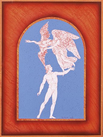 DE FILIPPI FERNANDO Lecce 11/04/1940Domus aurea, 2000acrilici su tela cm....