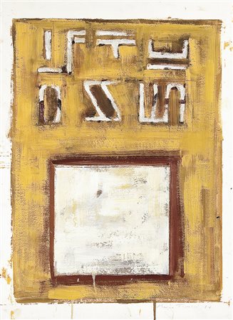 TIRELLI MARCO Roma 17/11/1956Senza titolo, 1984olio e tecnica mista su carta...