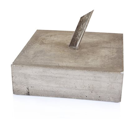 STACCIOLI MAURO Volterra (PI) 11/02/1937Sbarra inclinata, 1972scultura in...