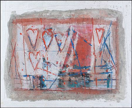 CELIBERTI GIORGIO Udine 19/11/1929Continuità, 1981affresco su tavola cm....