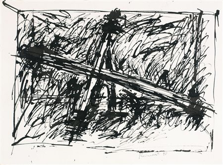 KOUNELLIS JANNIS Pireo (Grecia) 1936Senza titolo I, 1998inchiostro di china...