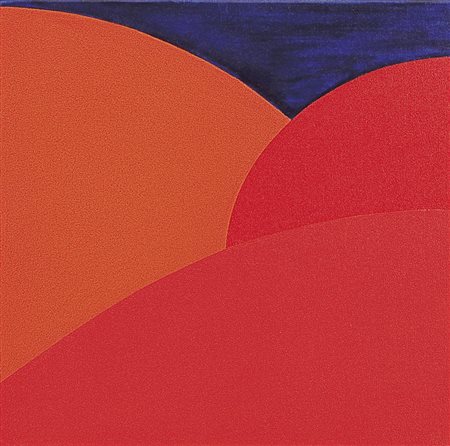 TRAPANI ANGELA MarsalaAtmo sfereacrilici su tela cm. 40x40x3,5; firma,...