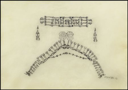 CAPOGROSSI GIUSEPPE Roma 07/03/1900 - Roma 09/10/1972Collana, bracciale e...