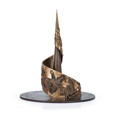 POMODORO ARNALDO Morciano di Romagna 1926Spirale aperta, 1990scultura in...