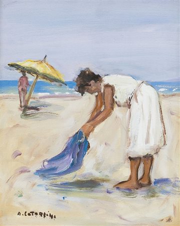 CATARSINI ALFREDO Viareggio 17/01/1899 - Viareggio 28/03/1993Figuraolio su...