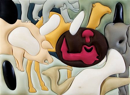 CONSIGLIO MARIO Maglie (Lecce) 1968Minidiablo + Mushroom, 2000legno,...