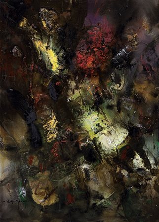 DI GIORGIO VINCENZO Capurso (Ba) 1945Mucillagineolio e tecnica mista su tela...