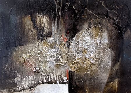 DI GIORGIO VINCENZO Capurso (Ba) 1945Caosolio e tecnica mista su tavola cm....