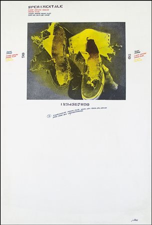 PLESSI FABRIZIO Reggio Emilia 03/04/1940"Scarpe Frangi-Onde"...