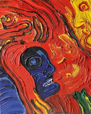 LINDSTROM BENGT Stoccolma 1925 - Njurunda 30/01/2008Etreinte IIolio su tela...