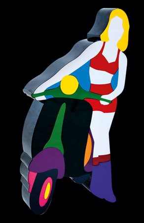 LODOLA MARCO Dorno (Pv) 04/04/1955Vespaperspex + neon (luminosa da parete)...