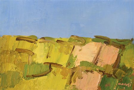 MORLOTTI ENNIO Lecco 21/09/1910 - Milano 15/12/1992Rocce, (1982)olio su tela...