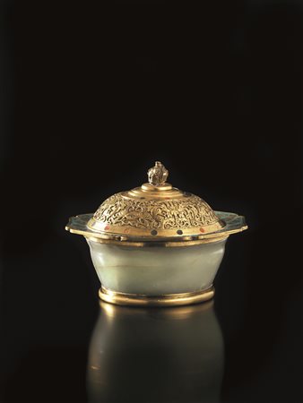 INCENSIERE, CINA, DINASTIA QING, SEC. XVIII in metallo cloisonn&eacute;...