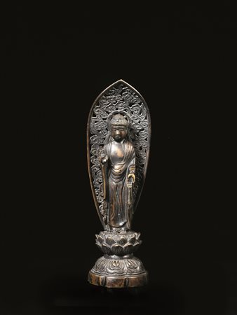 DUE POTICHES, SECC. XIX-XX in porcellana policroma manifattura Samson, con...