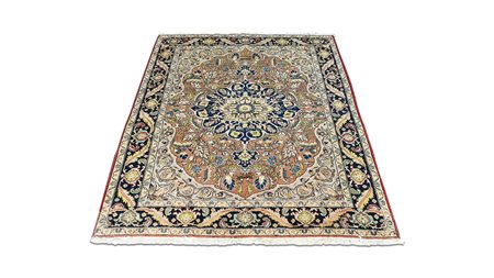 TAPPETO PERSIANO SARUGH vecchia manifattura con colori vegetali naturali,...