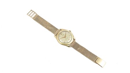 OROLOGIO DA POLSO DA UOMO IN ORO GIALLO Eberhard & Co, Anni Cinquanta...