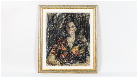 GUIDO BORGIANNI (1915-2011) Ritratto della moglie 1974 pastello su carta,...