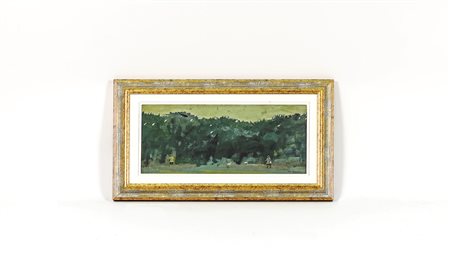 MARCELLO BOCCACCI (1914-1996) I due cacciatori di Barberino 1938 olio su...