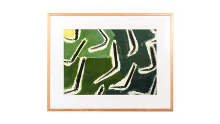 WALTER FUSI (1924-2013) Composizione 1983 tecnica mista su carta. firmato e...