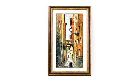 RODOLFO MARMA (1923-1999) Via dei Sapiti 1978 olio su tela, firmato e datato,...