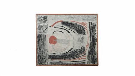 BICE LAZZARI (1900-1981) Intensità sonora 1955 olio su tela, firmato, al...