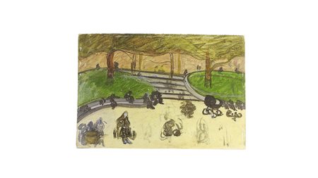 FILLIDE LEVASTI (1883-1960) I giardini della Fortezza Anni Trenta/Quaranta...