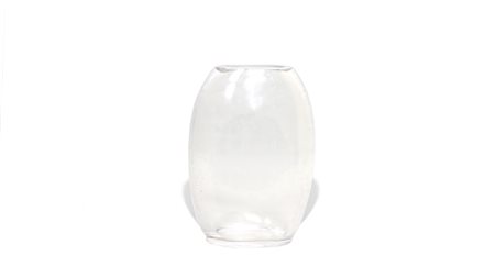 ANGELO RINALDI Vaso in vetro incolore corpo di forma ovoidale, inciso con...