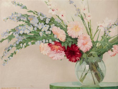 MARC DE GASTRYNE (Parigi 1889 - 1982) OLIO su tela "natura morta", firmato e...