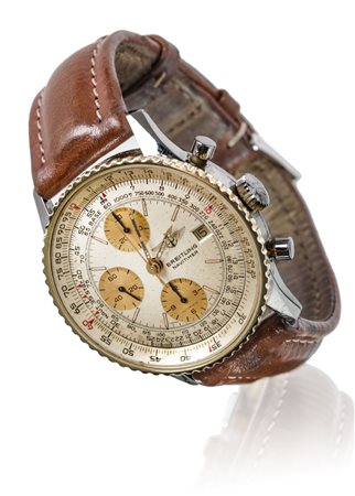 OROLOGIO/CRONOGRAFO Breitling con datario in acciaio ed oro, cinturino in...
