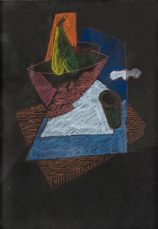 GIUSEPPE (PIPPO) ORIANI (Torino 1909 - Roma 1972) PASTELLO su cartoncino...