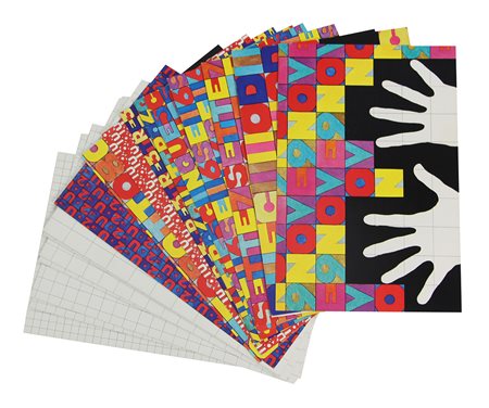 Boetti Alighiero Da Uno a Dieci, 1980 cartella contenente 20 tavole...