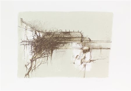 Cappelli Giovanni Senza titolo, 1967 litografia su carta, cm. 40x54,5, es....