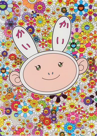 Takashi Murakami Senza titolo stampa su plastica, cm. 30,5x22 Kaikai Kiki...