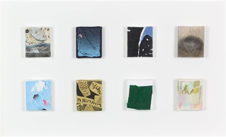 AA.VV. Senza titolo, 1998 opere su tela, cm. 39x60 (ogni opera cm. 7x6) opere...