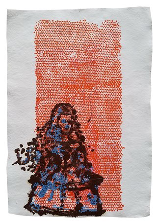 Kaufmann Massimo L'Infanta (Las Meninas), 2013/14 acrilico su carta, cm....