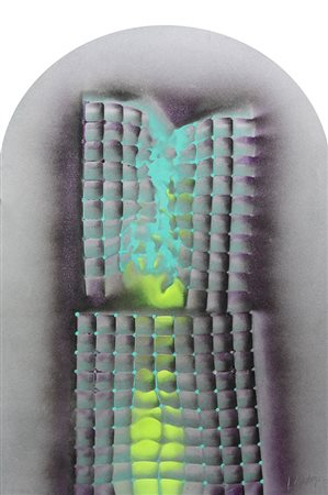 Costalonga Franco Destrutturazione, 2001 tecnica mista su cartoncino...