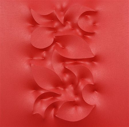 Amadio Giuseppe LIOTO "Immancabile Colore" estroflessione su tela, cm. 60x60...