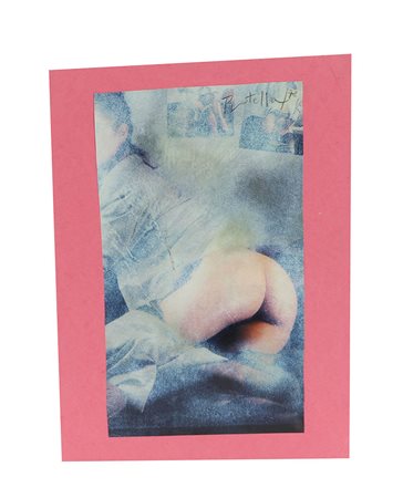 Rotella Mimmo Senza titolo, 1972 effaçage, cm. 25x13,5 firmato e datato in...