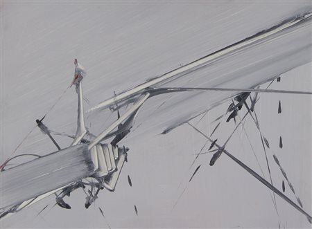 Scanavino Emilio Senza titolo, 1965 acrilico su cartoncino, cm. 30x40 firmato...